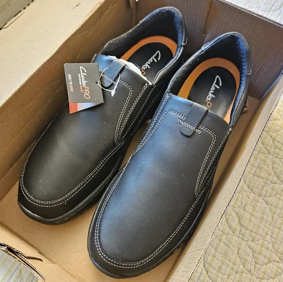 Clarks PRO Artisan Non-Slip Shoes - Picture 1 of 10